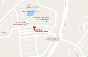 Map to our Yardley Office